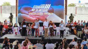 ‘Estamos poniéndole un alto a la desigualdad, injusticia y falta de control’, dice Daniel Noboa durante reconocimiento a cuidadores de personas con discapacidades en Durán